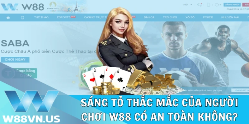 W88 Có An Toàn Không Với Các Dẫn Chứng Chi Tiết Nhất 1 Giải đáp chi tiết thắc mắc W88 có an toàn không?