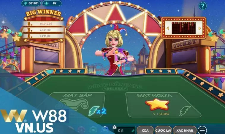 Cách chơi Tung đồng xu W88 Cách chơi Tung đồng xu W88