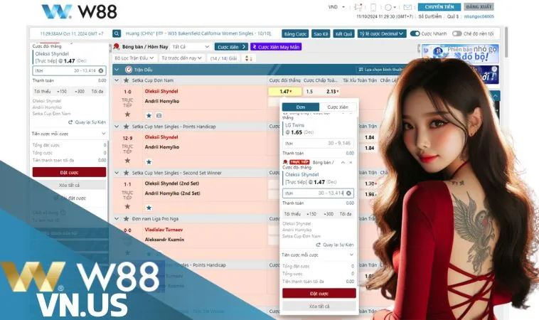 Hướng dẫn cá cược bóng bàn W88 cho người mới bắt đầu Hướng dẫn cá cược bóng bàn W88 cho người mới bắt đầu