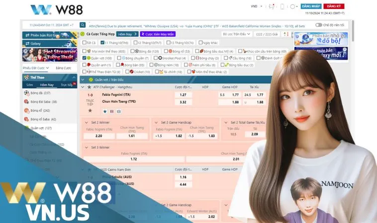 Vì sao nên cược quần vợt W88 ngay hôm nay? Vì sao nên cược quần vợt W88 ngay hôm nay?